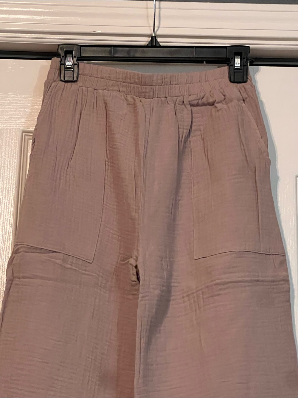 Zenana Outfitters Wide-Leg Pants in Taupe/Mocha - Picture 2 of 5
